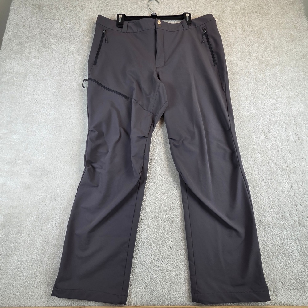 REI Co-op Mens Gray Activator Hiking Pants 38x29 Stretch Softshell‎ 25134-S25
